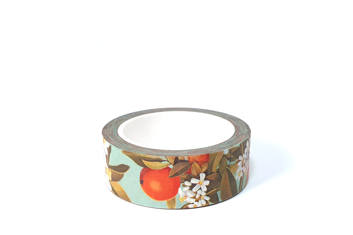 Washi Tape Orangenblüten