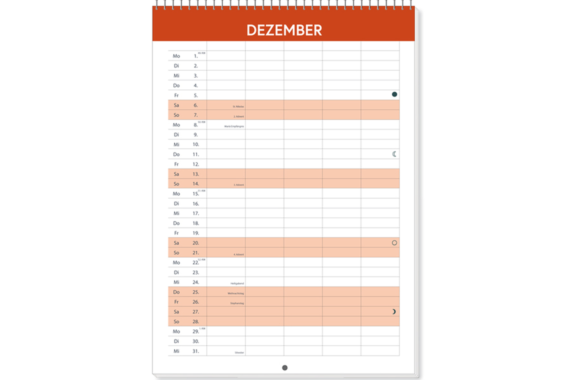 Familien Planer Kalender 2025