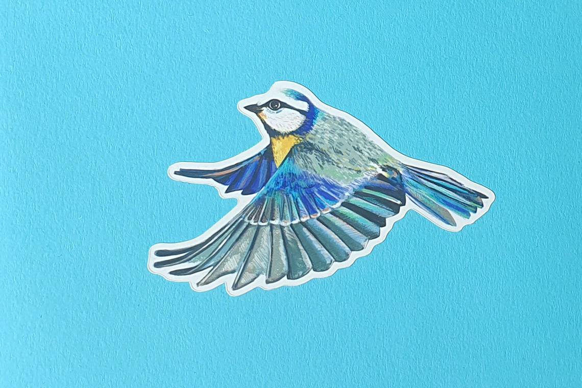 Sticker Vogel